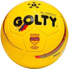 GOLTY - Balón De Fútbol Prof Dorado Thermotech 5-Amarillo