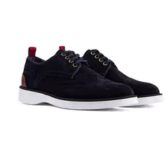 AMBITIOUS - Zapato Casual Para Hombre En Cuero CA-6445AM.2 Azul Oscuro