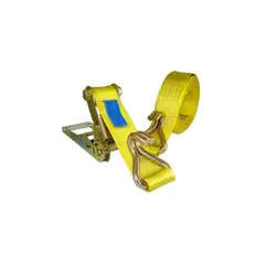 GENERICO - Reata con rachet cincha con eslinga 2 x 8.23 mts 4500 kg