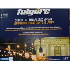 FULGORE - Lamparas Led Vintage Serie X 24 Bombillas
