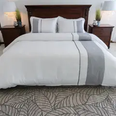 AMARE HOME - Set Duvet Cover blanco - Colección Speranza Semidoble.