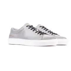 AMBITIOUS - Tenis Casuales En Cuero Gris CA-10184AM3