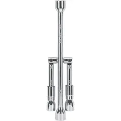 TRUPER - Cruceta Plegable, Copas De 17 Mm, 3/4", 13/16" Y 7/8"