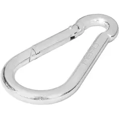 FIERO - Mosquetón De 51 Mm Con Seguro De Gancho, Carga 100 Kg