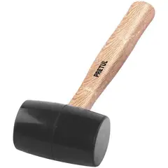 PRETUL - Mazo De Goma De 8 Oz Con Mango De Madera