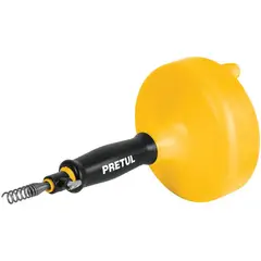 PRETUL - Sonda Destapacaños De 4.5 Metros Para Tuberías De 1.1/2"