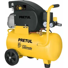 PRETUL - Compresor De Aire De 2.1/2 Hp, 20 Litros Con Tubos De Cobre