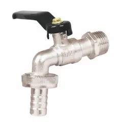 PRETUL - Llave De Agua De 1/2" Zamac Con Valvula De Paso Para Jardín