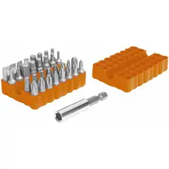 TRUPER - Juego De 33 Puntas De 1" Para Destornillador Y Taladro