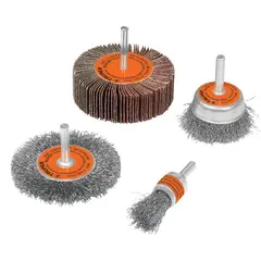 TRUPER - Juego De 4 Gratas Para Metal Y Madera, Zanco De 1/4"