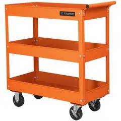 TRUPER - Carro de Servicio con 3 Bandejas y Capacidad de Carga 120 Kg
