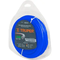 TRUPER - Hilo Redondo Para Guadañadora De 15 M, Diámetro 1.6 Mm