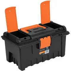 TRUPER - Caja De Herramientas De 23 Cm Con Charola Y Compartimientos