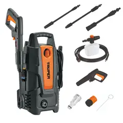 TRUPER - Hidrolavadora Eléctrica De 1.500 Psi, 1.400 W Con Jabonera