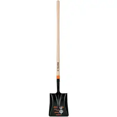 TRUPER - Pala Cuadrada Profesional, Largo 144 Cm Y Ancho 24 Cm