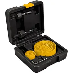 PRETUL - Set Sierra Copas, 15 Piezas Para Madera Aluminio Y Plástico