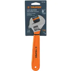TRUPER - Llave Expansiva De 8" Mango Pvc Con Apertura De 1"