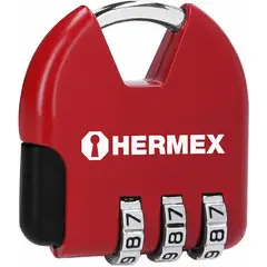 HERMEX - Candado De 36 Mm Para Maleta Y Locker, No Requiere Llave
