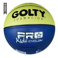 GOLTY - Balón Baloncesto Pro Training Cyclon Niño Talla 5-Azul