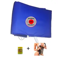 GENERICO - Faja Termica Vibradora de conectar (Kit Faja + Gel + Osmotico)