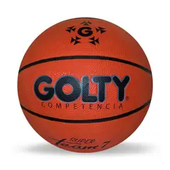 GOLTY - Balón Baloncesto Competition Super Team No.7-Naranja
