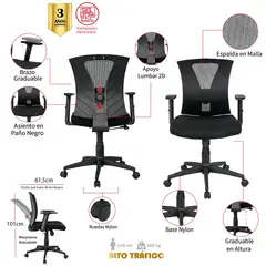 MUEBLESYA - Silla de Escritorio y Oficina Apartado Shanghai Confort Operativa