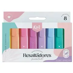 EDITORIAL NORMA - Resaltadores KIUT PASTEL X 8 NORMA