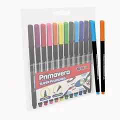 PRIMAVERA - Marcador Plumon X12 Punta Conica
