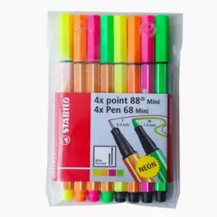 STABILO - Micropunta Y Plumón Mini X 8 Uds