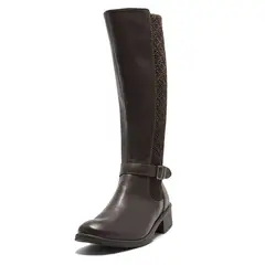 VIOLA - Bota mujer tacon medio indival café