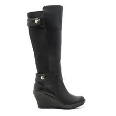 VIOLA - Bota para mujer caña media nina negro