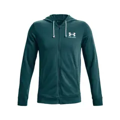 UNDER ARMOUR - Hoddie Rival Terry-Verde_.