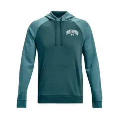 UNDER ARMOUR - Hoodie Rival Wm Clrblock Hd-Verde