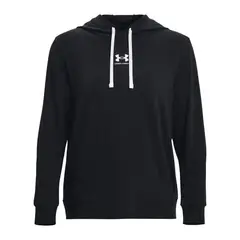 UNDER ARMOUR - Hoodie Rival Terry Mujer-Negro