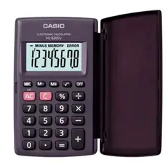CASIO - Calculadora bolsillo 8 DIG. HL-820LV-BK