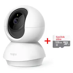 TP LINK - Cámara IP WIFI Robótica Tp-link Tapo C200 Micro SD 128GB