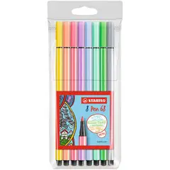 STABILO - Rotulador pen 68 - pastel - 8 unidades