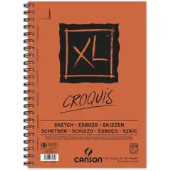 CANSON - Block XL Croquis Vertical (Naranja) 90 grs A4 x 120 Hj