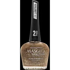 MASGLO - Esmalte granizado dorado 135ml gel evolution