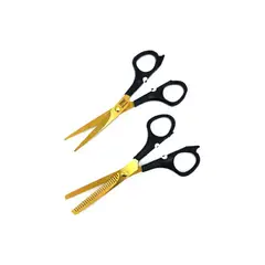 TURBOX - Tijeras nt-barberopolis lisa y entresacadora 5.0