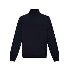 SYK - Buzo Saco Cuello Tortuga Para Hombre Negro.