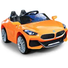ROADMASTER - Carro Eléctrico para Niño Tipo BMW Dos Asientos Naranja_.