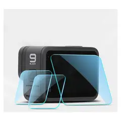 GENERICO - Vidrio templado trasera/delantera para gopro hero 9