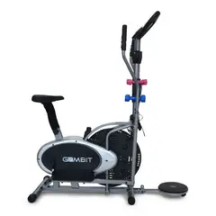 HOMESALE - Bicicleta Elíptica 7 en 1 Home Sale Monitor Twister + Pesas.