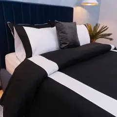 AMARE HOME - Set Duvet Cover Black - Colección Joy King.