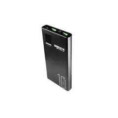 SISDATA - Power Bank Batería Portátil Carga Rápida Doble Usb Tipo C PowerD 10K