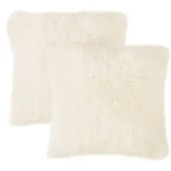 BANZAY - Kit x 2 Fundas Cojines Péludo - Marfil