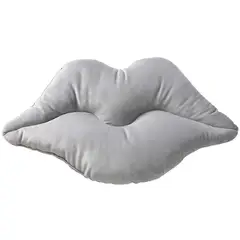 BANZAY - Cojin Labios Beso Suave - Gris