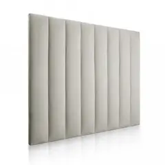 BANZAY - Cabecero Paneles Cama Queen - Gris Plata