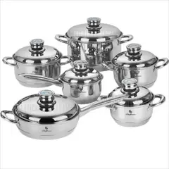 SCHAFFHAUSEN - Batería Juego De Ollas De 12 Piezas